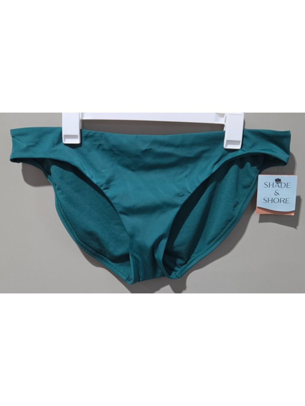 Shade & Shore Dark Green Hipster Style Low Rise Bikini Swim Bottom -- Size XL 16